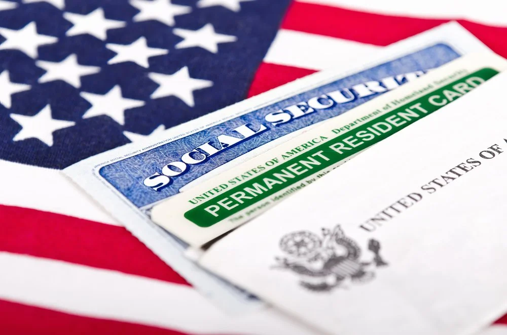 Immigration policy documents and USCIS paperwork